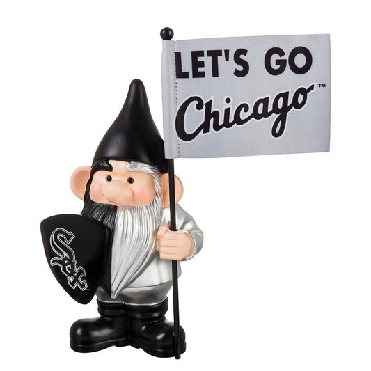 CHICAGO WHITE SOX FLAG HOLDER GNOME