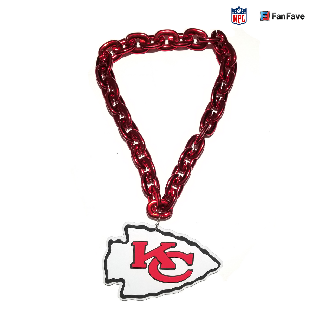 KANSAS CITY CHIEFS FAN CHAIN MAGNET