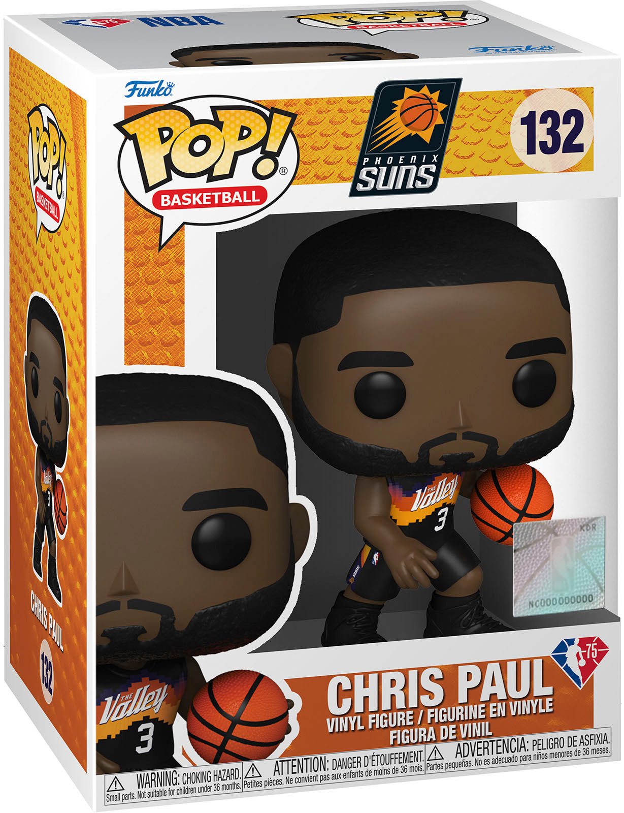 NBA 75 ANIVERSARIO: CHRIS PAUL FUNKO POP VINILO