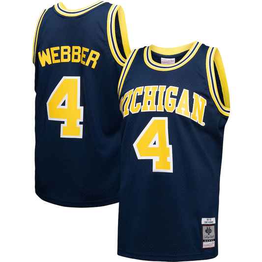 CHRIS WEBBER MICHIGAN WOLVERINES HOMBRE MITCHELL &amp; NESS SWINGMAN JERSEY