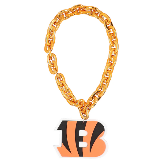 IMÁN DE CADENA DE ABANICO DE LOS BENGALS DE CINCINNATI