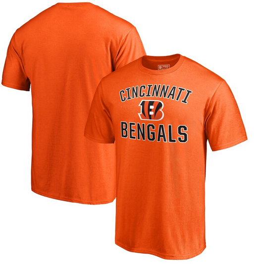 CINCINNATI BENGALS MEN'S VICTORY ARCH TEE - ORANGE