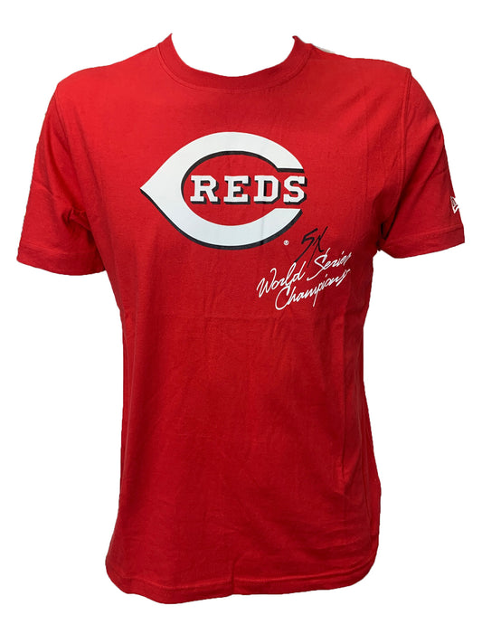 CAMISETA DE CAMPEONES DEL MUNDO ROJOS DE CINCINNATI
