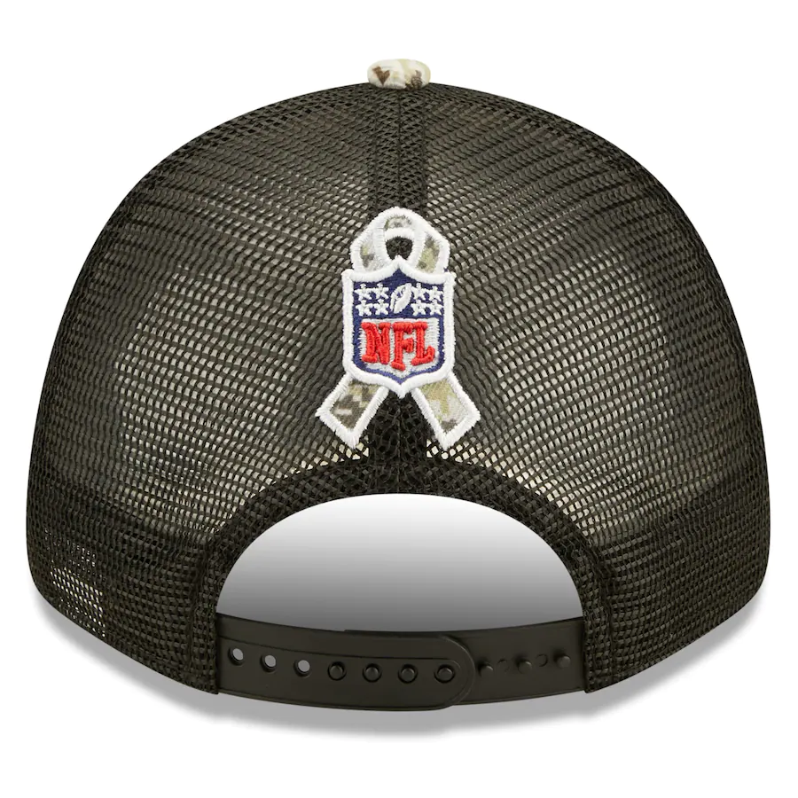 CLEVELAND BROWNS 2022 SALUTE TO SERVICE 9FORTY ADJUSTABLE TRUCKER HAT JR S SPORTS