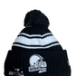 CLEVELAND BROWNS 2022 SIDELINE SPORT PUNTO CON POM POM -NEGRO/BLANCO