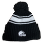 CLEVELAND BROWNS 2022 SIDELINE SPORT PUNTO CON POM POM -NEGRO/BLANCO