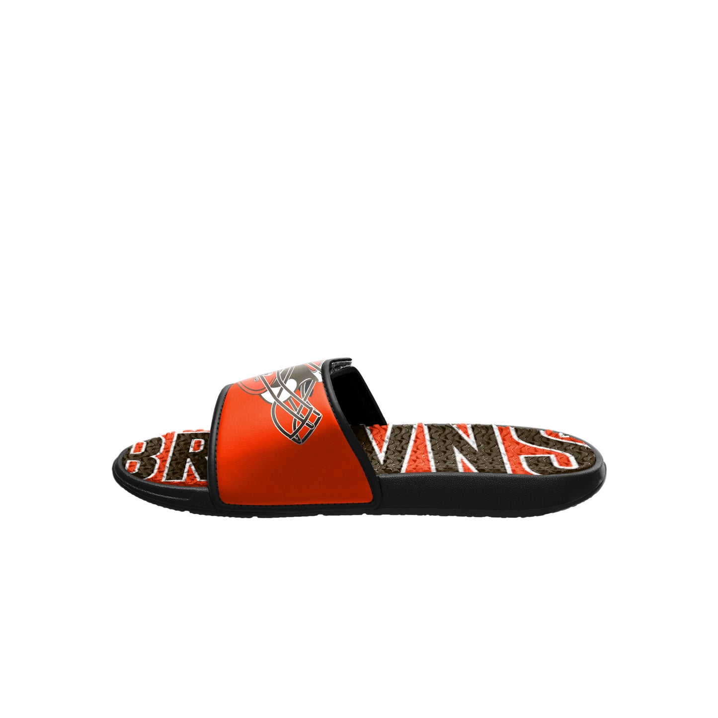 CLEVELAND BROWNS MEN'S BIG LOGO GEL SLIDE