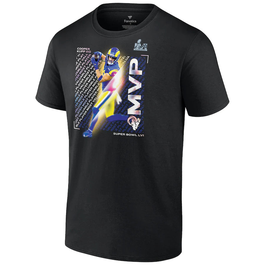 COOPER KUPP SUPER BOWL LVI MEN'S MVP T-SHIRT