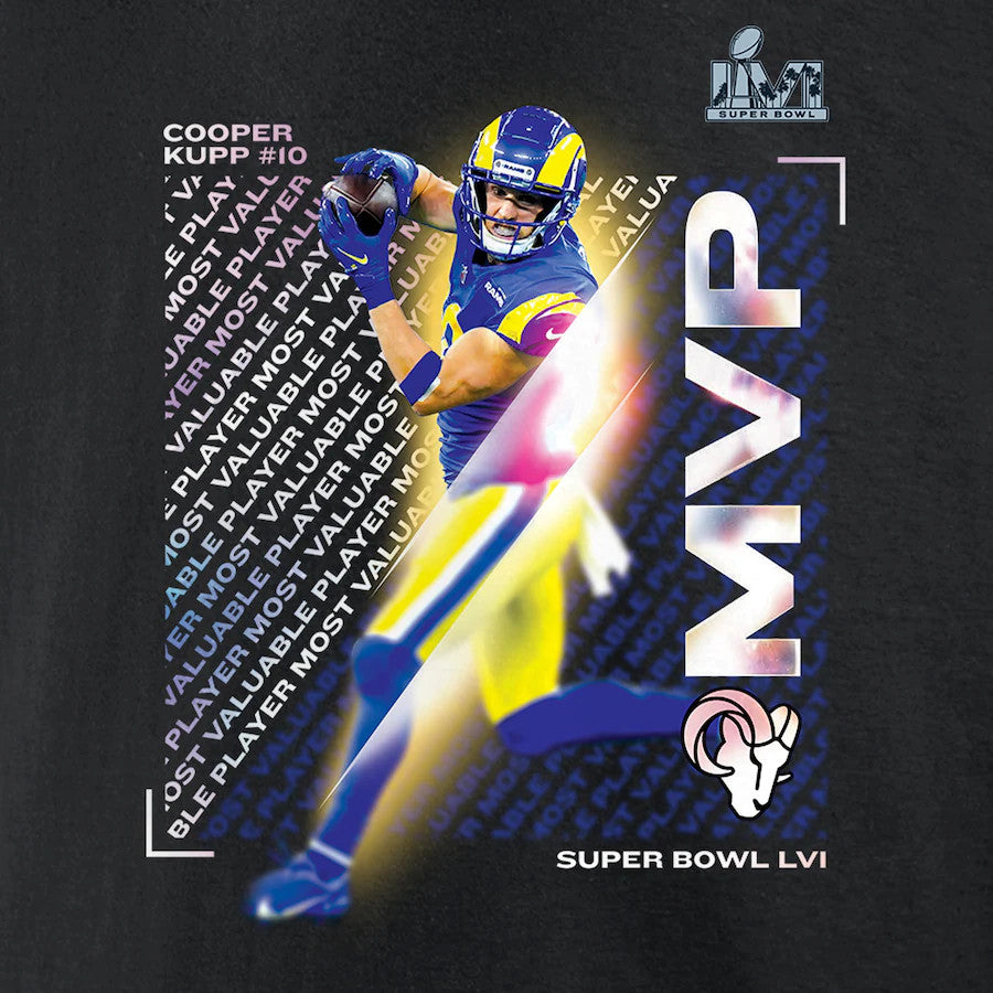 COOPER KUPP SUPER BOWL LVI MEN'S MVP T-SHIRT