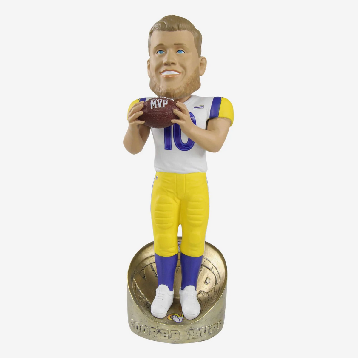 LOS ANGELES RAMS COOPER KUPP SUPER BOWL LVI MVP BOBBLEHEAD