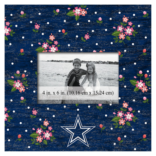 DALLAS COWBOYS 10X10 COLOR FLORAL FRAME