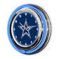 DALLAS COWBOYS 14" NEON CLOCK