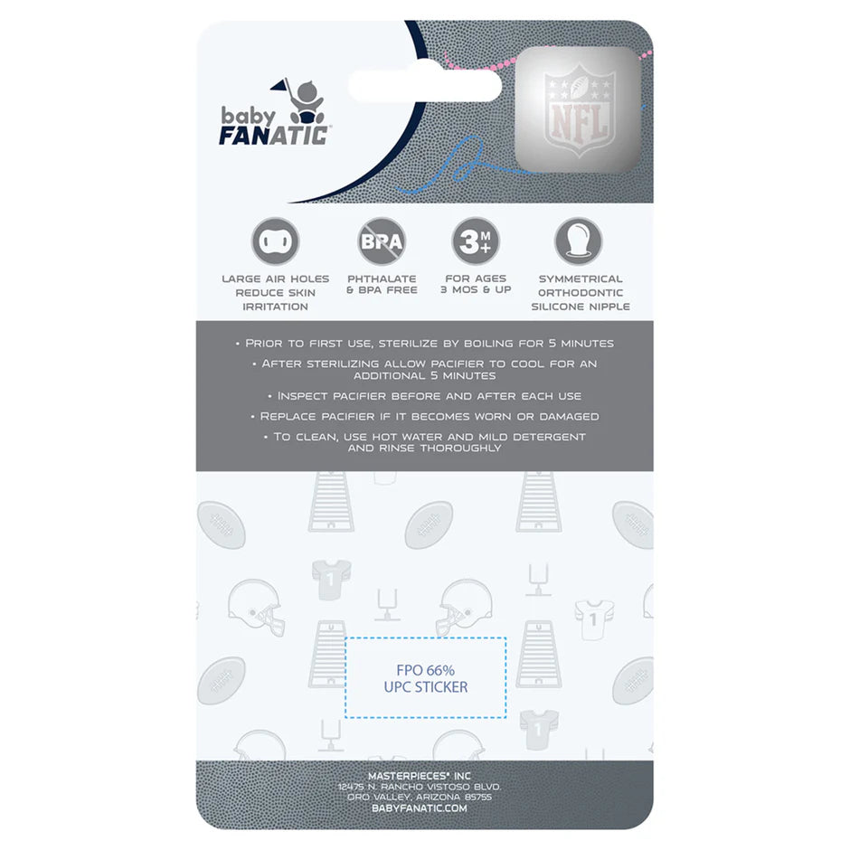DALLAS COWBOYS 2-PACK PACIFIERS