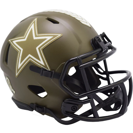 DALLAS COWBOYS 2022 SALUTE TO SERVICE MINI SPEED HELMET