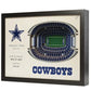 DALLAS COWBOYS 25 LAYER 3D STADIUM