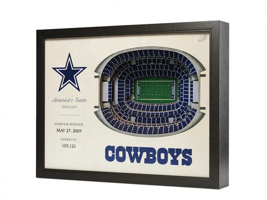 DALLAS COWBOYS 25 LAYER 3D STADIUM