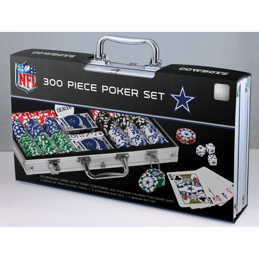 DALLAS COWBOYS 300 PIECE POKER SET