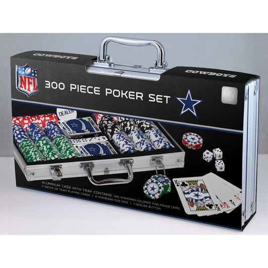 DALLAS COWBOYS 300 PIECE POKER SET