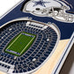 DALLAS COWBOYS 3D STADIUM VIEW WOOD BANNER