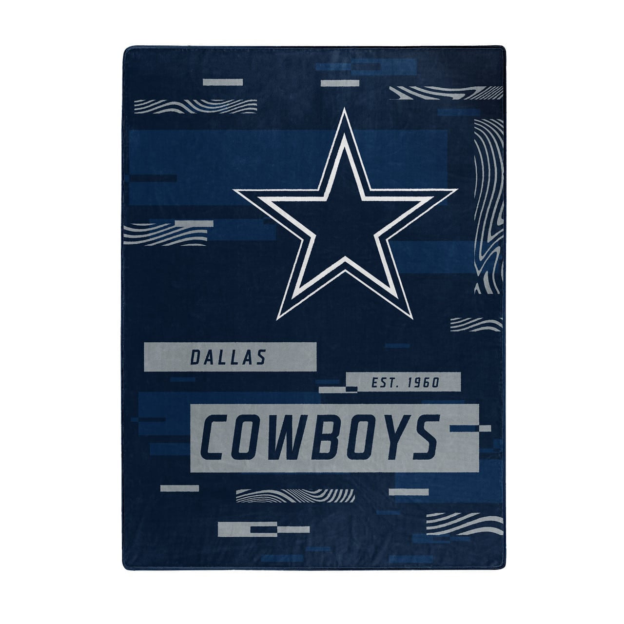 DALLAS COWBOYS DIGITIZE 60"X80" ROYAL PLUSH RASCHEL BLANKET