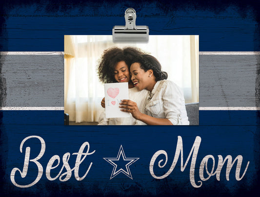 DALLAS COWBOYS BEST MOM PHOTO CLIP FRAME