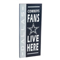 DALLAS COWBOYS FAN SIGN