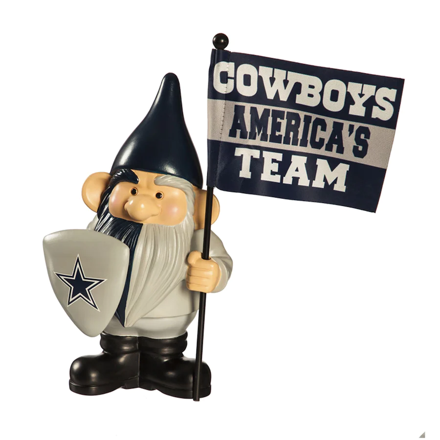 DALLAS COWBOYS FLAG HOLDER GNOME