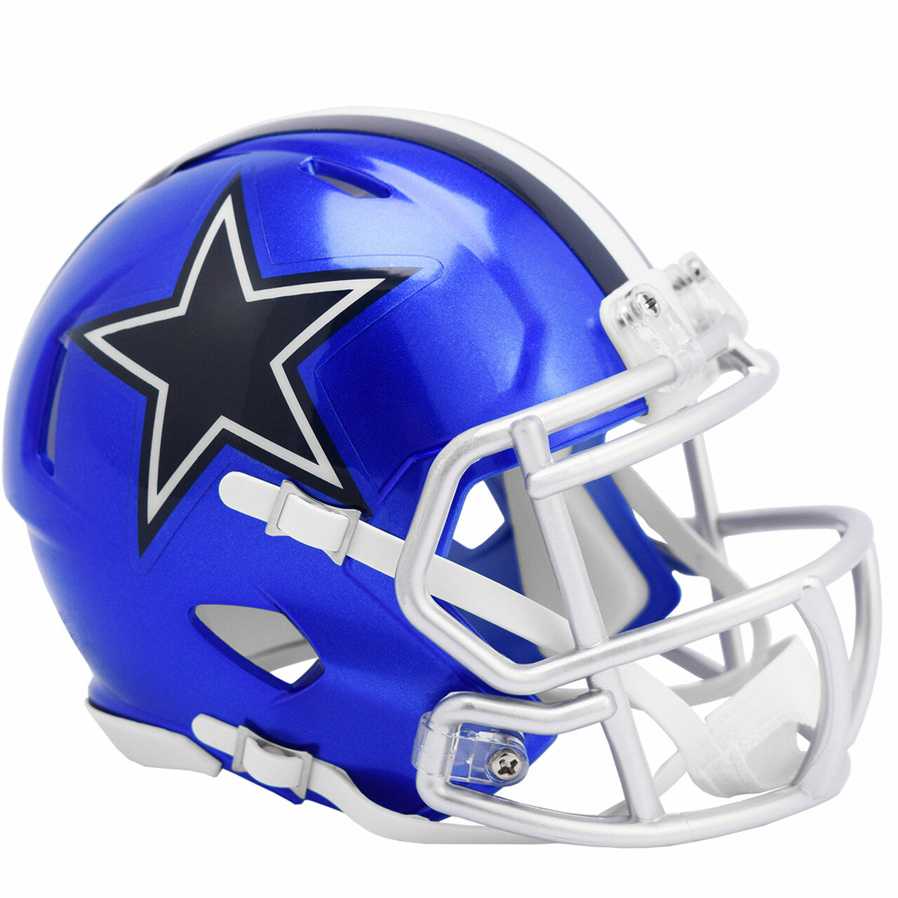 comboys football helmet Cowboys Swarovski Crystal Mini Pro Hall of Fame clear dome package that shows off its beauty while protecting it from dust and damage 3D Printed Dallas Cowboys Brushed