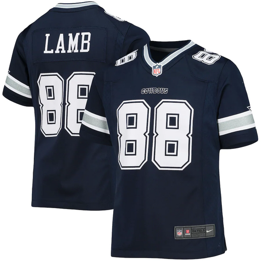 DALLAS COWBOYS GIRLS CEEDEE LAMB GAME JERSEY