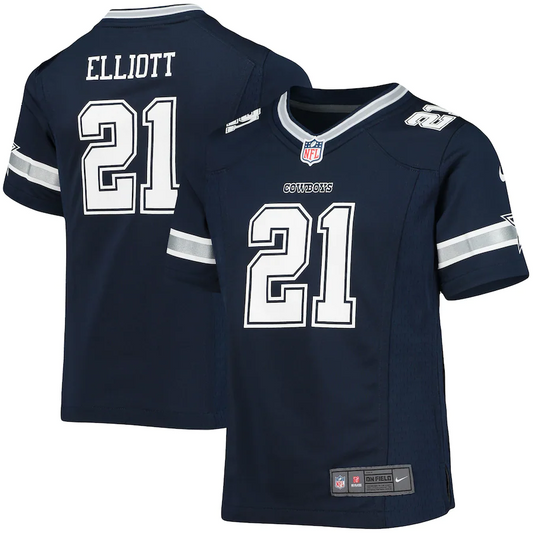 DALLAS COWBOYS GIRLS EZEKIEL ELLIOTT GAME JERSEY