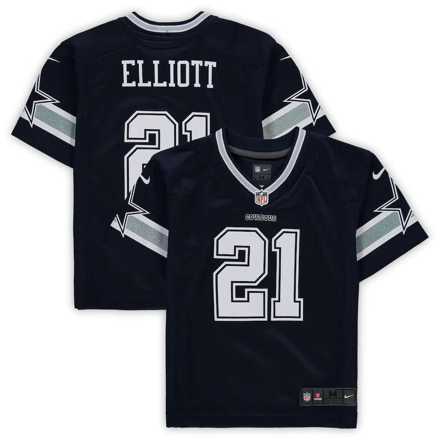 Dallas Cowboys Infants Ezekiel Elliott Game Nike Jersey - Navy Blue / 18M