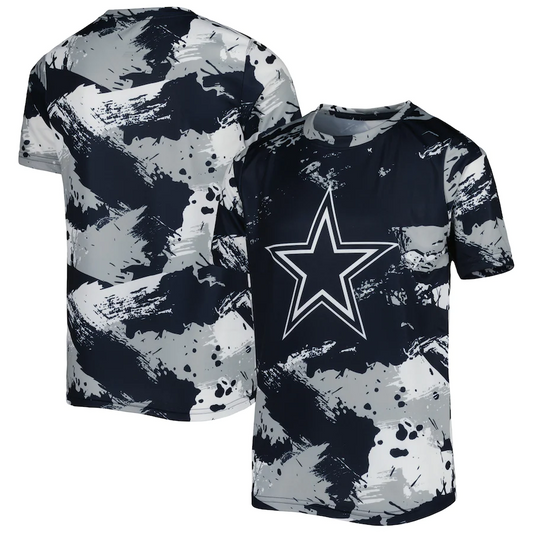 DALLAS COWBOYS KIDS CROSS PATTERN TEE