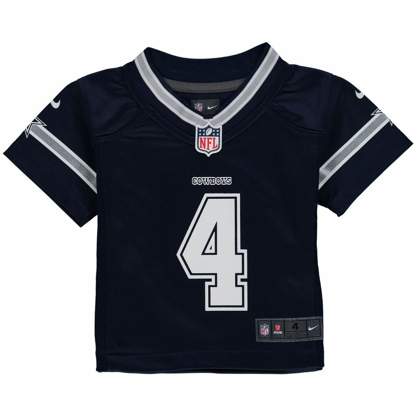 DALLAS COWBOYS KIDS DAK PRESCOTT GAME JERSEY