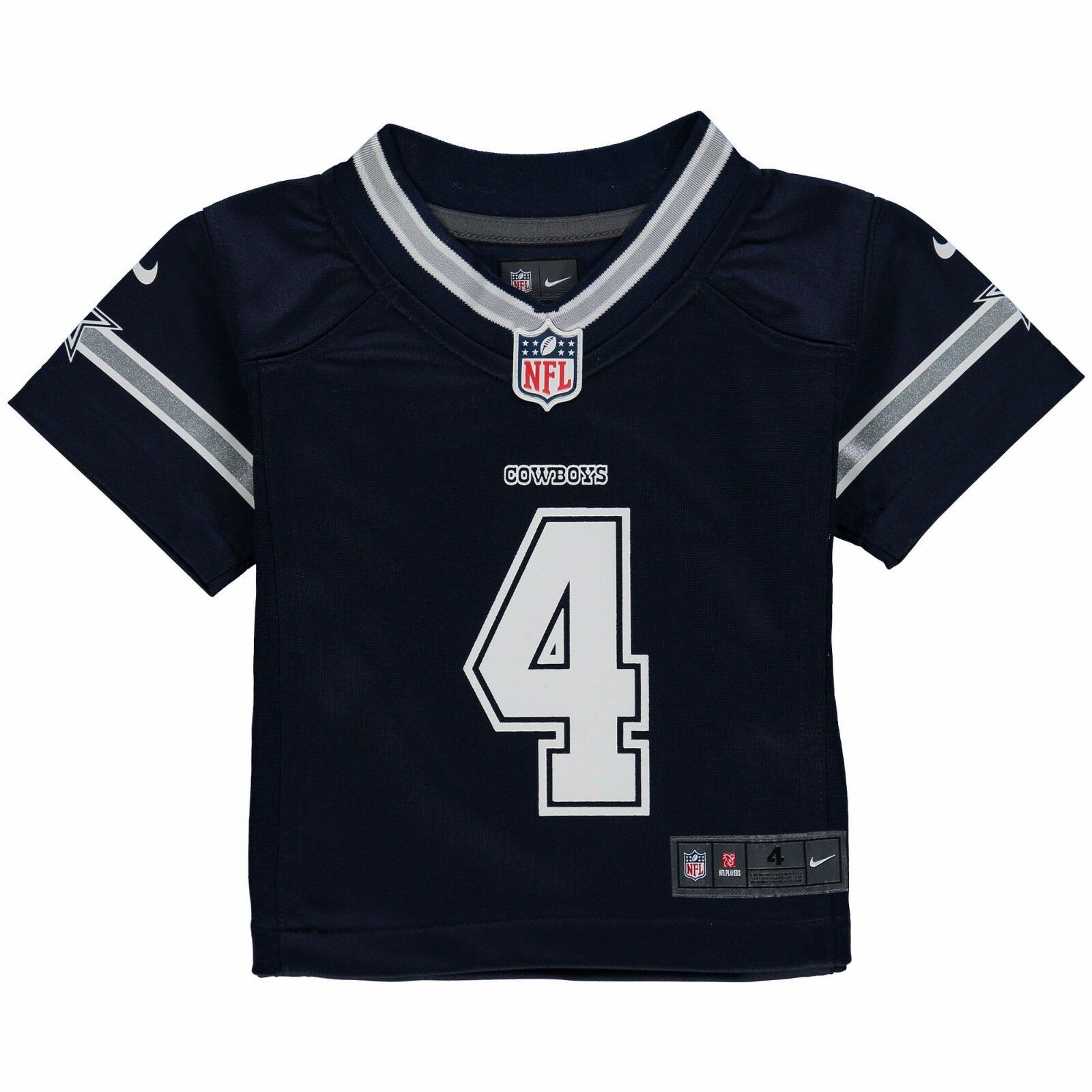 Youth Nike Dak Prescott Navy Dallas Cowboys Game Jersey