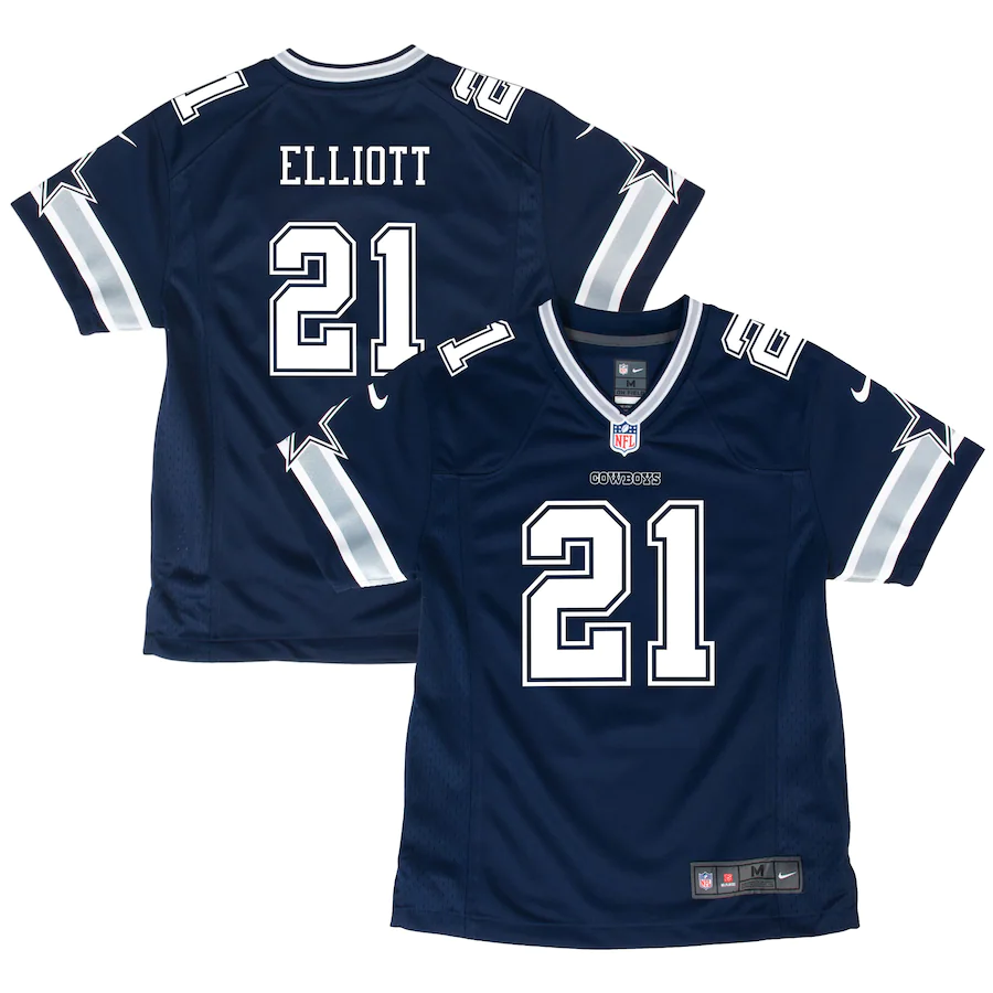 DALLAS COWBOYS KIDS EZEKIEL ELLIOTT GAME NIKE JERSEY