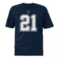 DALLAS COWBOYS KIDS EZEKIEL ELLIOTT NAME AND NUMBER T-SHIRT