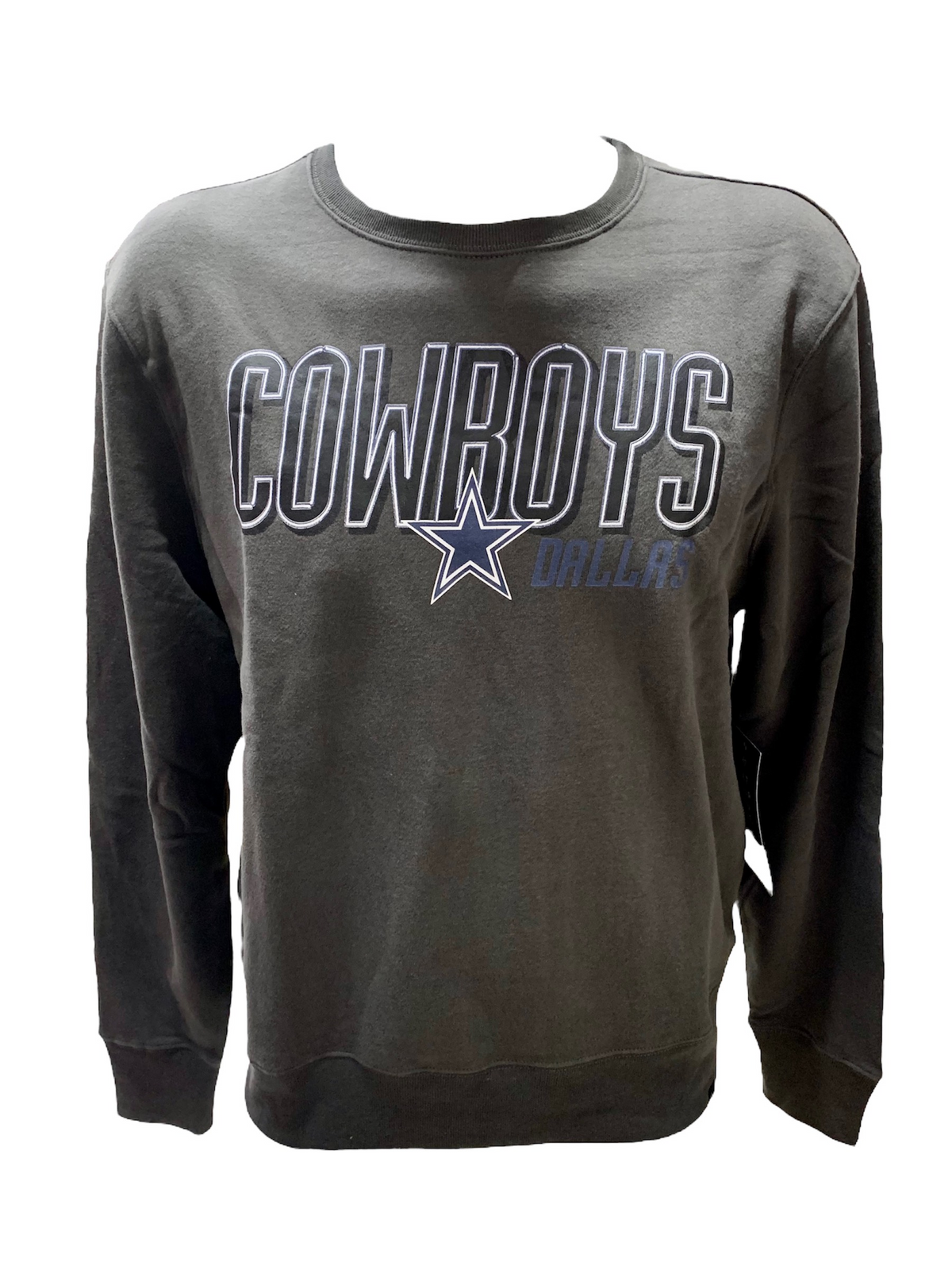 SUÉTER DE CUELLO REDONDO PARA HOMBRE DE LOS DALLAS COWBOYS LOCKED IN TITULAR 