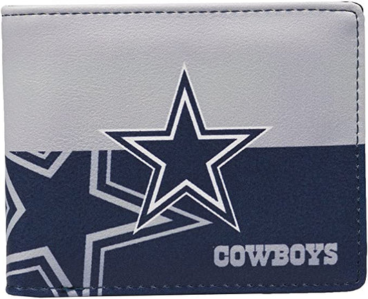 CARTERA DOBLE PLEGABLE CON LOGO DE LOS VAQUEROS DE DALLAS