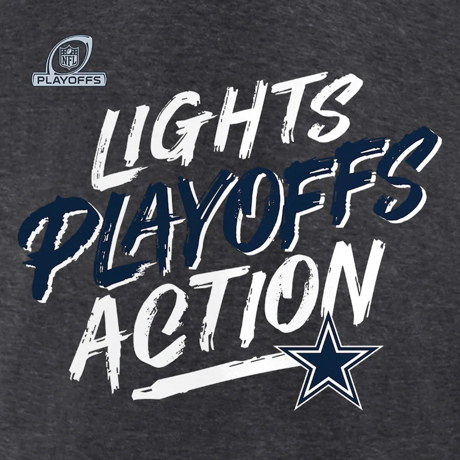 DALLAS COWBOYS MEN'S 2021 PLAYOFF BOUND LIGHTS ACTION T-SHIRT