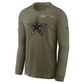 DALLAS COWBOYS CAMISETA TÉRMICA DE MANGA LARGA 2021 SALUTE TO SERVICE PARA HOMBRE