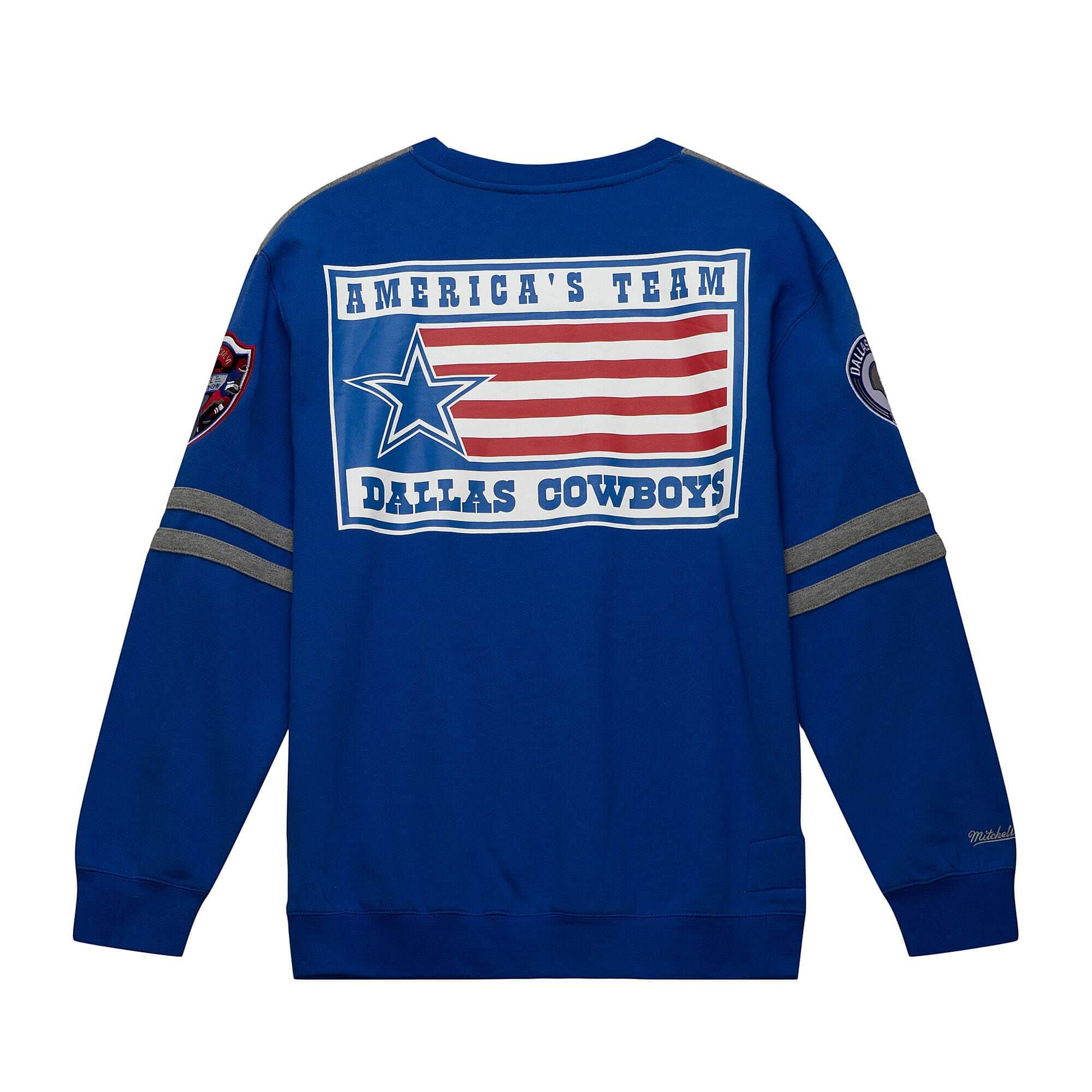 DALLAS COWBOYS MEN S ALL OVER CREWNECK SWEATSHIRT 2.0 JR S SPORTS