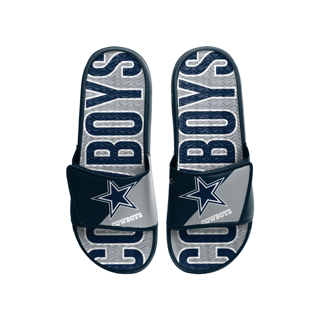 DIAPOSITIVA DE GEL CON LOGO GRANDE PARA HOMBRE DE LOS DALLAS COWBOYS