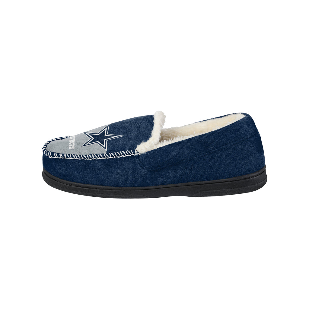 DALLAS COWBOYS MEN'S COLOR BLOCK MOCCASINS