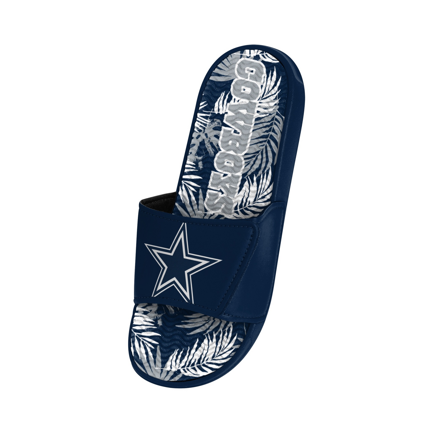 DALLAS COWBOYS MEN'S FLORAL GEL SLIDES