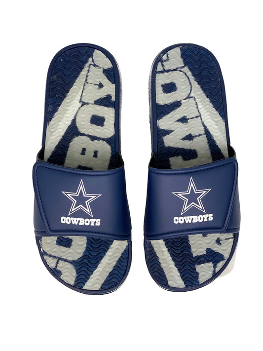 DALLAS COWBOYS MEN'S GEL SLIDES