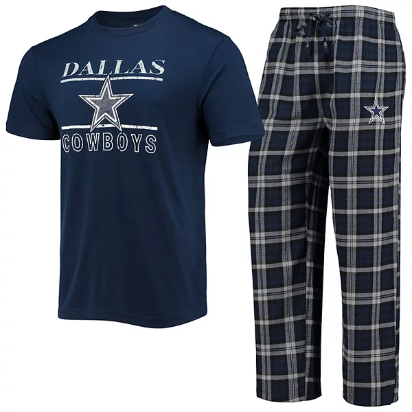 CONJUNTO DE FRANELA LODGE PARA HOMBRE DE LOS DALLAS COWBOYS