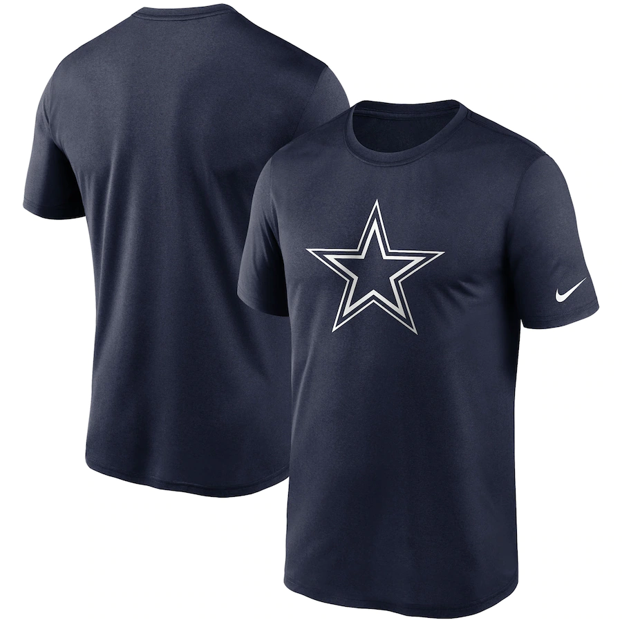 DALLAS COWBOYS MEN'S LOGO ESSENTIAL NIKE TEE - NAVY