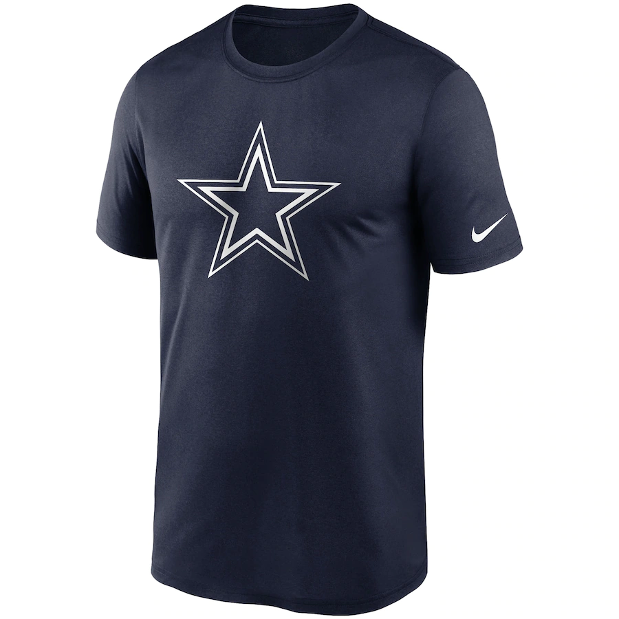 DALLAS COWBOYS MEN'S LOGO ESSENTIAL NIKE TEE - NAVY