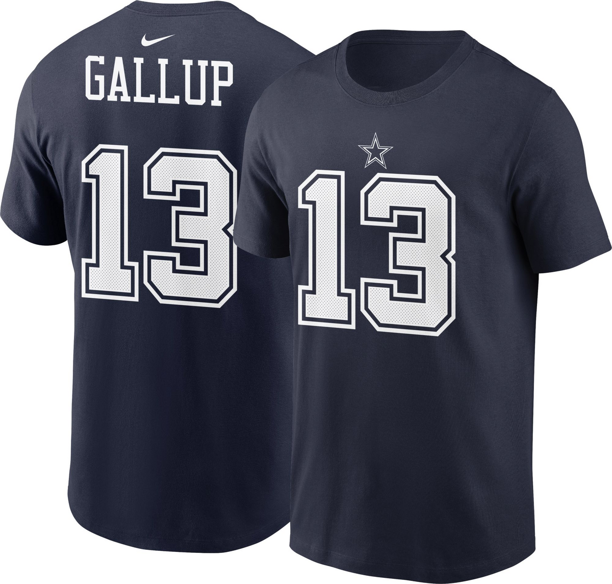 DALLAS COWBOYS MEN'S MICHAEL GALLUP NAME NUMBER TEE