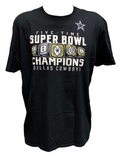 CAMISETA ANILLOS DE HOMBRE DALLAS COWBOYS - NEGRO